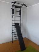 шведская стенка с турником+брусьями+пресс