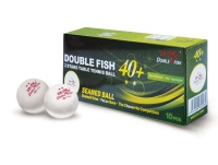 мячи для н/т double fish - two star 2* (10 шт, белые, 40+)