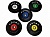 диск обрезиненный grome fitness wp-080 10кг
