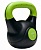 гиря пластиковая 2 кг star fit db-501 зеленый